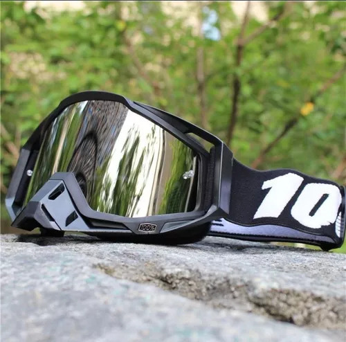 Óculos Motocross Preto Espelhada & Incolor Trilha