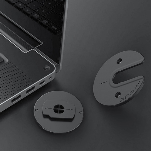 2 Suporte Para Tablet De Montagem Na Parede Para Preto