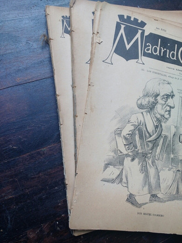 Lote 24 Revistas Año 1898 Madrid Cómico L. Alas J Benavente (Usado)