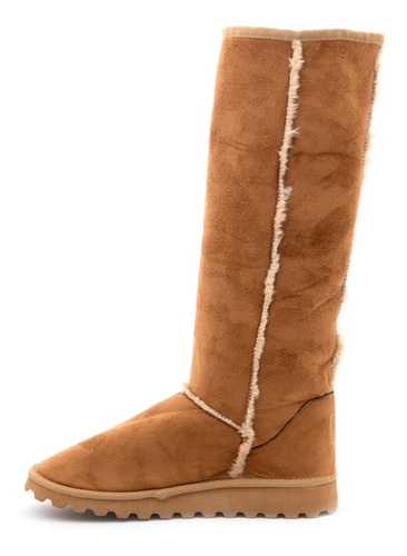 Imagen 3 de 6 de Bota Corderito Pantubota Gamuza Livianas Invierno Mujer