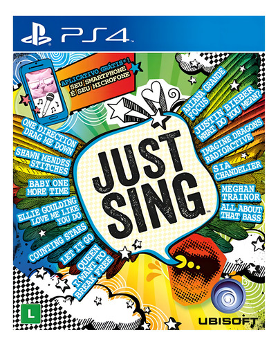 Jogo Mídia Física Just Sing Original Para Playstation 4
