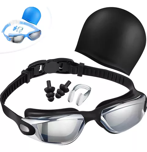 Gafas de natación para niños con tapones para los oídos, protección UV  antivaho con estuche de almacenamiento para niños, niñas y adolescentes de  3 a 15 años, el mejor regalo