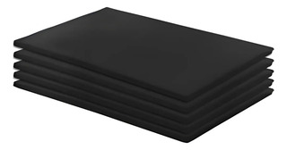 Kit 3 Colchonete Academia / Yoga / Pilates - 90x40x3cm Preto Preto