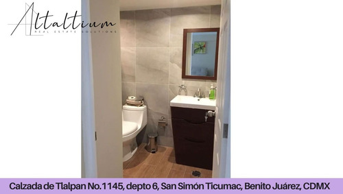Venta Departamento Calzada De Tlalpan No. 1145 Depto.6, San Simón Ticumac, Benito Juárez, Cdmx Pma26-di