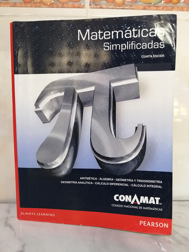 Libro. Matemáticas Simplificadas. 4ta. Conamat (Usado)