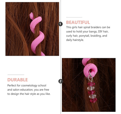 12 Pinzas Para Trenzar El Cabello Para Niñas Trenzadora De