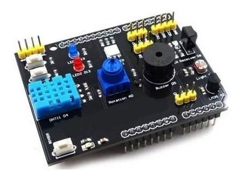 Shield Arduino| Multi Funções Com Sensores I/o