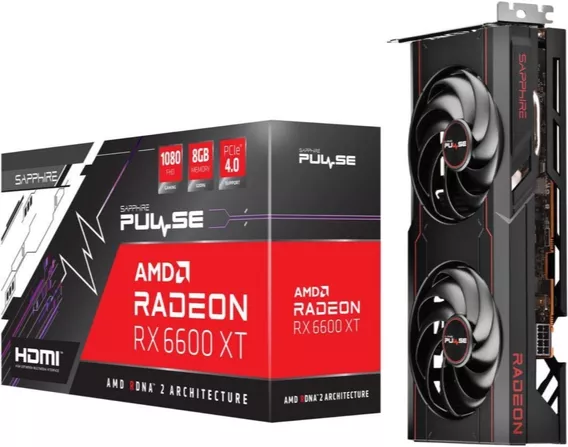 Placa Video Sapphire Pulse Amd Radeon Rx 6600 Xt Gaming Oc