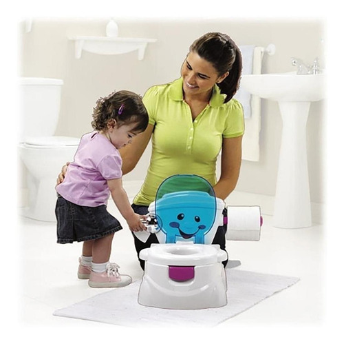 Aeiou Baño Entrenador Con Asiento Reductor Color Blanco