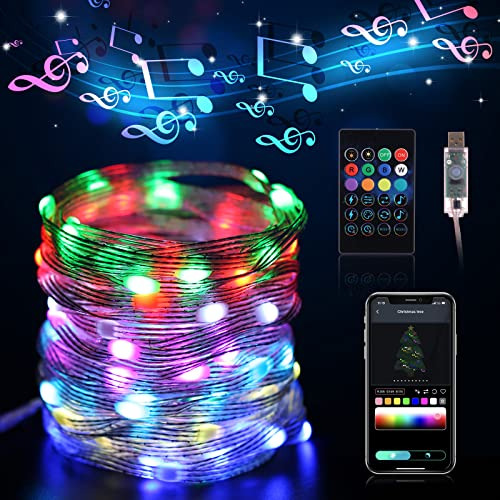 Luces De Hadas Usb Inteligentes, 33 Pies 100 Led Que Ca...