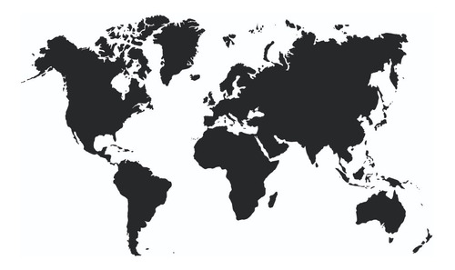 Vinilos Decorativos De Pared Mapa Mundo 90cm Mundi 