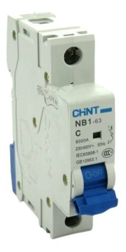 Breaker Termomagnetico Chint 1x25a 09618