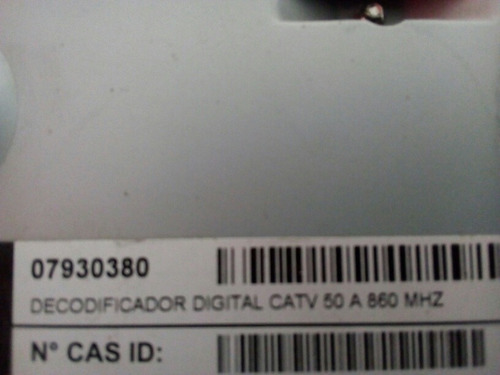 Decodificador Movistar Tv Para Cable (solo Equipo)