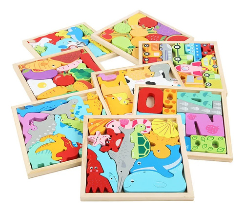 Farm Animals - Cross-border Cartoon Animal Childrens Wooden