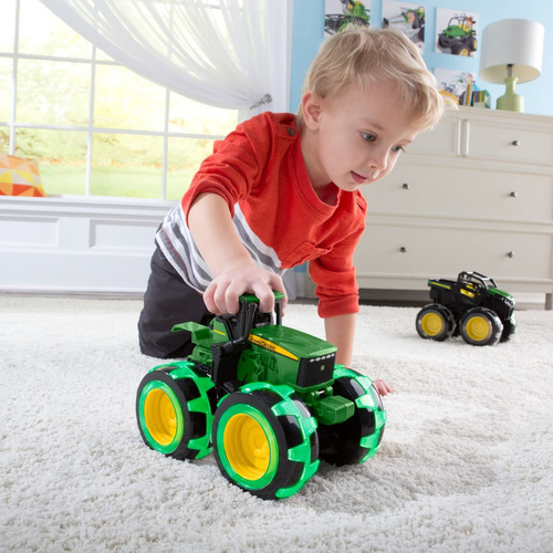 Tractor John Deere De Juguete Monster Truck Con Ruedas Light
