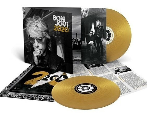 Bon Jovi 2020 Vinilo Doble Dorado Limitado Nuevo Importado