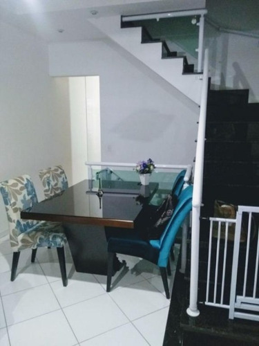 Imagem 8 de 21 de Sobrado Residencial Em Santo André Sp (bela Vista) Com 116 M², Imóvel Com 03 Dormitórios/ 02 Suites, 02 Vaga De Garagem E Cozinha Grande Com Armários. - So0044 - 34967181