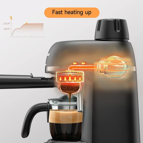 Sowtech Cafetera De Café Expreso Cafetera De Capuchino Con