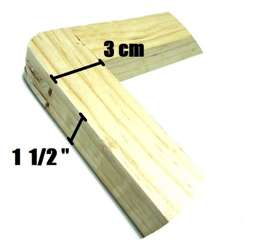 8 Marcos Madera (1 1/2 De Pulgada) Malla 55 Y 62, 50x60 Cm