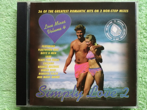 Eam Cd Simply Love 2 Mix Chicago Air Supply Roxette Eagles