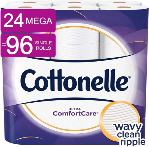 Papel Higiénico Suave Cottonelle Ultra Comfortcare, Mega Rol