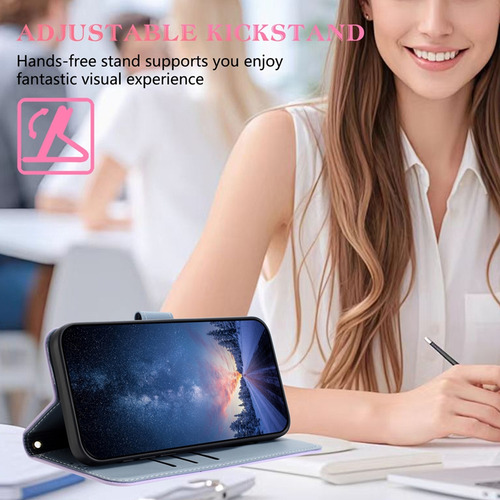 Funda De Piel Sintética Para Xiaomi Poco C65/c55 Rfid, Ranura, Tapa Abatible, Soporte
