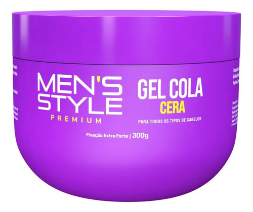 Gel Cola Cera Alta Fixação 300g Eaê Forman Baby Hair Tranças