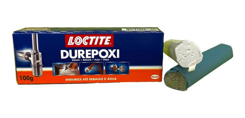 Massa Adesiva Epóxi Durepoxi 100g Solda Molda Fixa Veda