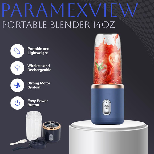 Licuadora Portátil Paramexview® Para Jugos Y Batidos Con 6 C