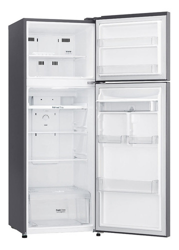 Refrigerador con freezer inverter LG GT32WPK color platinum silver con capacidad de 312L 127V