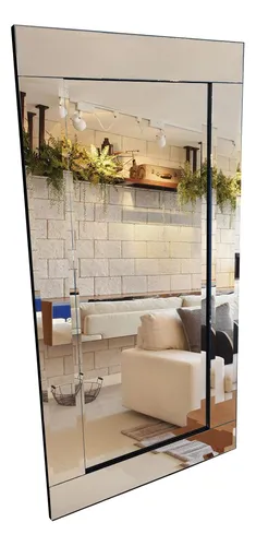 comprar Espelho De Chão Bisotê Grande 180 X 90cm Corpo Inteiro Decor