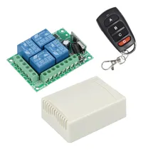 Comprar Modulo Receptor Y Control Remoto 12v Rf 433mhz 4 Canales