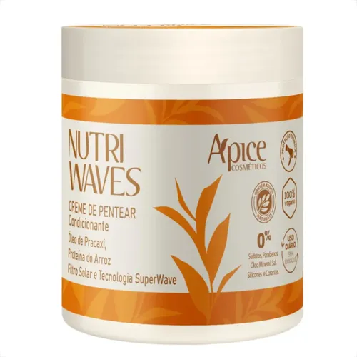 Creme De Pentear Nutri Waves 500g Ápice