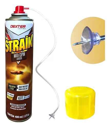 Mata Cupim 400ml Madeira Porta Straik Com Aplicador | MercadoLivre