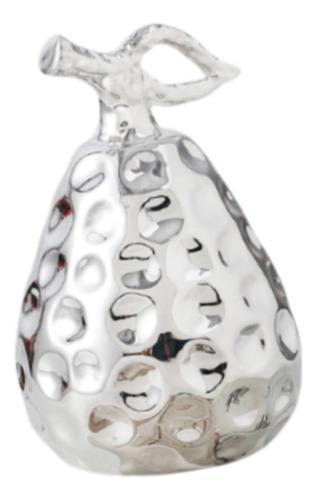Estatua De Perlas Figurina De Cerámica Decoración Plata