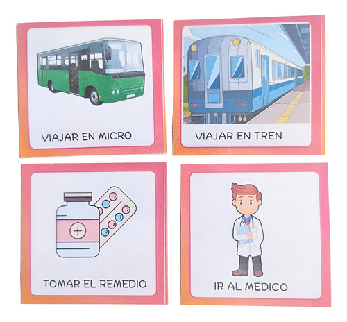 Pictogramas. 60 Rutinas Diarias Niña. Autismo.