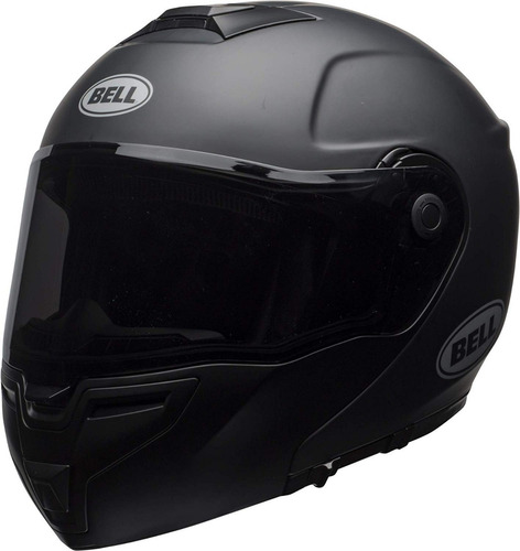 Capacete Moto Bell Srt Modular Solid Preto Fosco