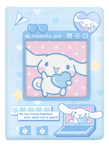 Álbum Para Fujifilm Mini Photo Y Photocard 40 Foto Color Azul Cinnamoroll