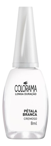 Esmalte Colorama Pétala Branca Cremoso 8ml C/ 6un