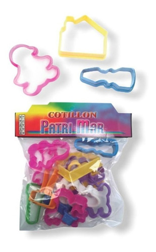 Moldecitos Cortantes Plásticos Para Chicos -paquete X 12