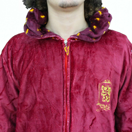 Imagem 2 de 5 de Macacão Pijama Kigurimi Harry Potter Grifinoria M Zc10071158