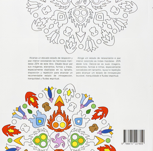 Mandalas Zen Para Relajarse Pintando, De Sergio Guinot Studio. Editora Ilusbooks Em Espanhol