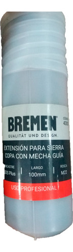 Bremen® Extension Eje Vastago Sdsplus 100mm Para Sierra Copa