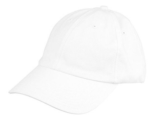 Docena De Gorra Publicitaria Blanca En Dril Hebilla - Velcro