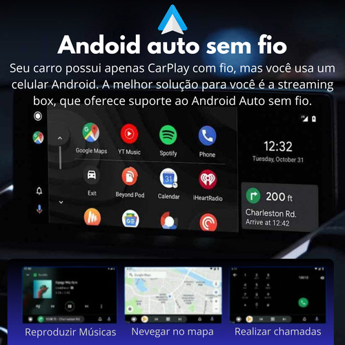 Android Auto E Bluetooth Para My Link 3 Onix Tracker 2023