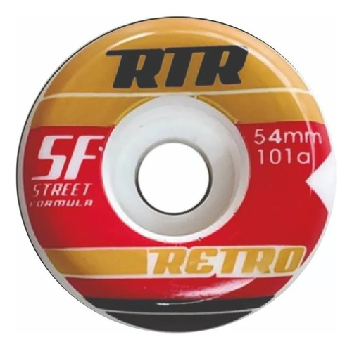 Ruedas De Skate Super Formula Retro 54mm 101a / Renace