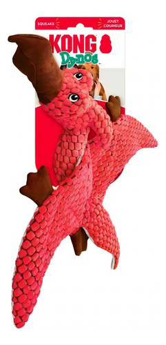 Kong Peluche Dynos Pterodacty Coral Juguete Perros Large