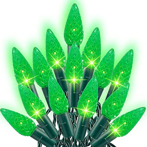 Luces Dazzle Bright C6 Verdes Para El Día De San Patricio, 1