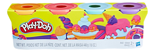 Play-doh Paquete De 4 Frascos