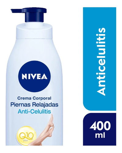 Crema Nivea Q10 Piernas Relajadas Anti Celulitis X 400ml